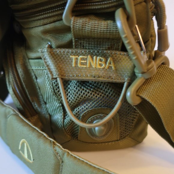 Unisex Tenba Green Shoulder Camera Case Square Bag * - Picture 3 of 5